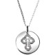 Bijoux Baptême Pendentif Croix Céleste - Argent