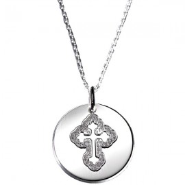 Pendentif Croix Céleste - Argent