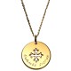 Bijoux Baptême Pendentif Croix Occitane - Plaqué or