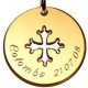Bijoux Baptême Pendentif Croix Occitane - Plaqué or