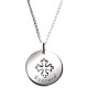 Bijoux Baptême Pendentif Croix Occitane - Argent