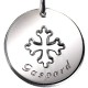 Bijoux Baptême Pendentif Croix Occitane - Argent