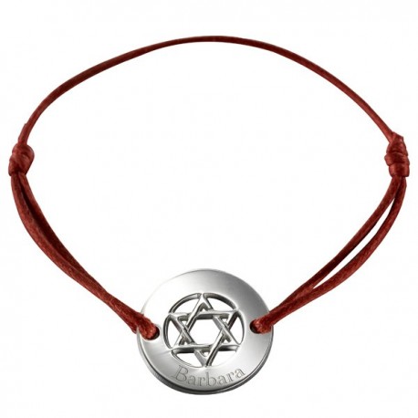 Bracelet Etoile de David - Argent