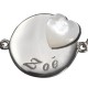 Gourmette Bébé Lovely Médaille Coeur - Argent