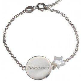 Bracelet Lovely Nacre Star - Argent