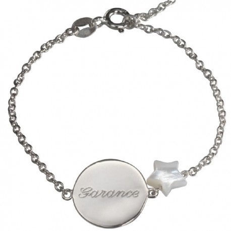 Bracelet Lovely Nacre Star - Argent