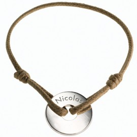 Bracelet Gravé Mon Chéri - Argent