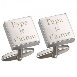 Bouton de Manchette Personnalisé Papa - Gaspard