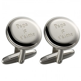 Bouton de Manchette Personnalisé Papa - Octave