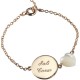 Bracelet Lovely Nacre Coeur - Plaqué or