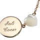 Bracelet Lovely Nacre Coeur - Plaqué or