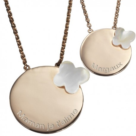 Pendentifs Duo Butterfly - Plaqué or