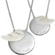 Pendentifs Duo Ange - Argent
