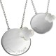 Pendentifs Duo Butterfly - Argent