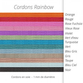 Cordons Soie Rainbow