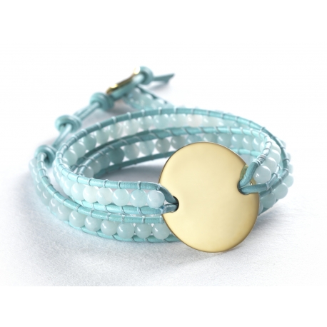 Bracelet Indian Amazonite - Large