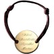 Bracelet personnalisé Family - Plaqué or