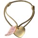 Bracelet Médaille Coeur d'Ange - Plaqué or