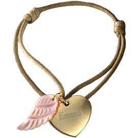 Bracelet Coeur d'Ange - Plaqué or