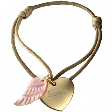 Bracelet Coeur d'Ange - Plaqué or