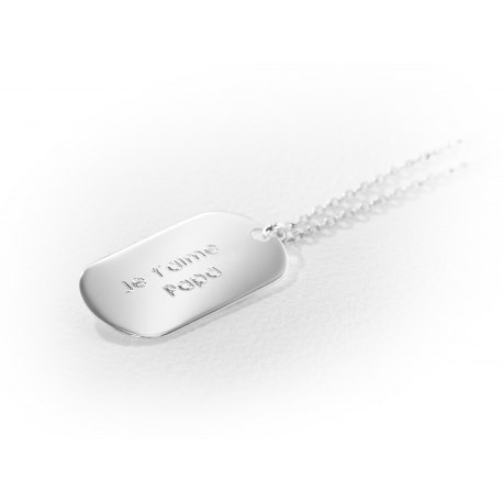 Collier plaque L'Aventurier