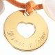 Accroche Coeur Personnalisé - Plaqué Or et Nacre