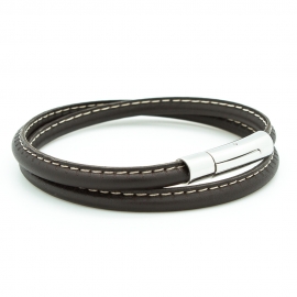 Le Surpiqué beige - Acier