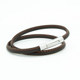 Le Surpiqué orange - Acier