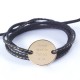 bracelets personnalisés Femmes Bracelet Amazone Family - Plaqué or