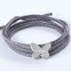 Bracelets Personnalisés Femme Bracelet Amazone Papillon - Argent