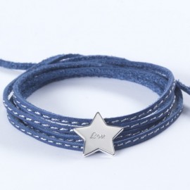 Bracelet Amazone Star - Argent