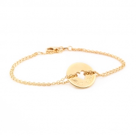 Poème Coeur - Plaqué or