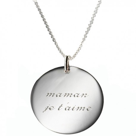 Pendentif Message d'Amour - Argent