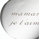 Médailles gravées Pendentif Message d'Amour - Argent
