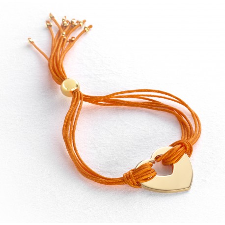 Bracelet Rainbow Coeur - Plaqué or