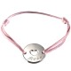 Bracelet Bébé - Mini Jeton Coeur Argent 