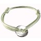 Bracelet Bébé Mini Jeton - Argent 