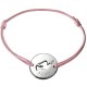 Bracelet Bébé Mini Jeton Colombe - Argent 