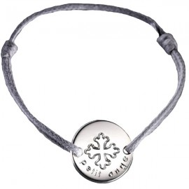 Mini Jeton Croix Occitane - Argent 