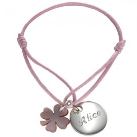 Bracelets enfants Kids Médaille de Trèfle - Argent 