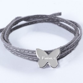 Bracelet Amazone Papillon - Argent