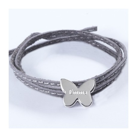 Bracelet Amazone Papillon - Argent