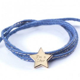 Bracelet Amazone Star - Plaqué or