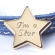 Bracelet Personnalisé enfant Amazone Star - Plaqué Or