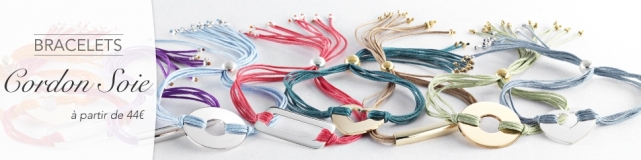 Bracelets Cordon Soie